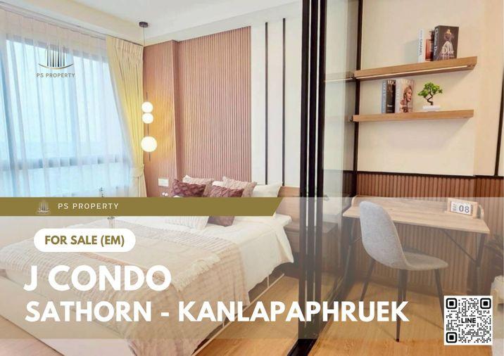 รูป ขายด่วน 🔥 J Condo Sathorn - Kanlapaphruek 🔥 ห้องแต่งใหม่ พร้อมเข้าอยู่ วิวเมือง - รูปที่ 1/18