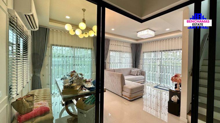 รูป 🔥 ขาย หมู่บ้านบริทาเนีย วงแหวน-ปิ่นเกล้า (Britania Wongwaen-Pinklao) บ้านเดี่ยวสไตล์ Modern ทำเลศักยภาพ บรรยากาศเงียบสงบ เป็นส่วนตัว - รูปที่ 4/15
