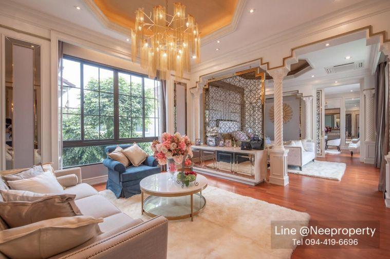 รูป ขาย บ้านเดี่ยวคฤหาสน์ Super Luxury เดอะ แกรนด์ ปิ่นเกล้า-อัลพีน่า บ้านตัวอย่างหลังใหญ่ที่สุดในโครงการ พร้อมเข้าอยู่ (H6922) - รูปที่ 4/4