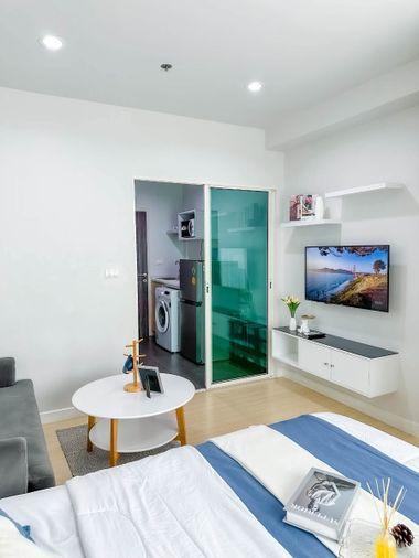 รูป 🔥 Metro Sky Sathorn - Wutthakat ห้อง Studio ชั้น 19 ใกล้ BTS วุฒากาศ เพียง 12,000 บาท/เดือน ✨  ห้องสวย พร้อมเข้าอยู่ 🏙️ - รูปที่ 9/12