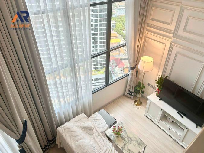 รูป 🔥 Knightsbridge Prime Sathorn ห้อง Duplex ชั้น 29 ใกล้ BTS ช่องนนทรี เพียง 28,000 บาท/เดือน ✨ วิวเมืองสวย พร้อมเข้าอยู่ 🏙️ - รูปที่ 3/7