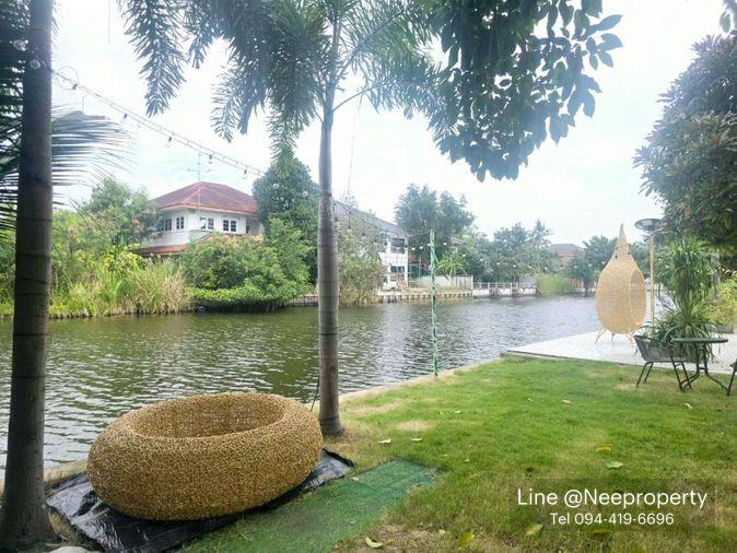 รูป ให้เช่าบ้านเดี่ยวหรูริมทะเลสาบ ใกล้ทางด่วนและเซ็นทรัล เข้าอยู่ได้ทันที (H6921) - รูปที่ 19/20