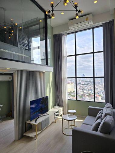 รูป Best Price 🔥ให้เช่า Knightsbridge Prime Sathorn Duplex ชั้นสูง วิวเมือง ตกแต่งครบครัน พร้อมเข้าอยู่ ‼️ DS3681 | Line @Dstay - รูปที่ 1/5