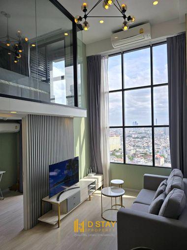 รูป Best Price 🔥ให้เช่า Knightsbridge Prime Sathorn Duplex ชั้นสูง วิวเมือง ตกแต่งครบครัน พร้อมเข้าอยู่ ‼️ DS3681 | Line @Dstay - รูปที่ 1/5