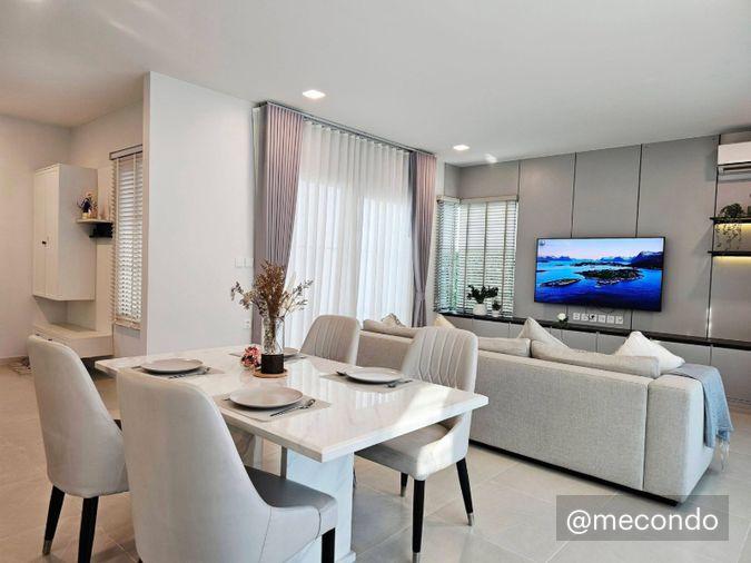 รูป ME2500355 บ้านเดี่ยวหรูให้เช่า พร้อมเข้าอยู่ ชัยพฤกษ์ บางนา กม.15 ใกล้ Mega Bangna & โรงเรียนนานาชาติ - รูปที่ 3/12