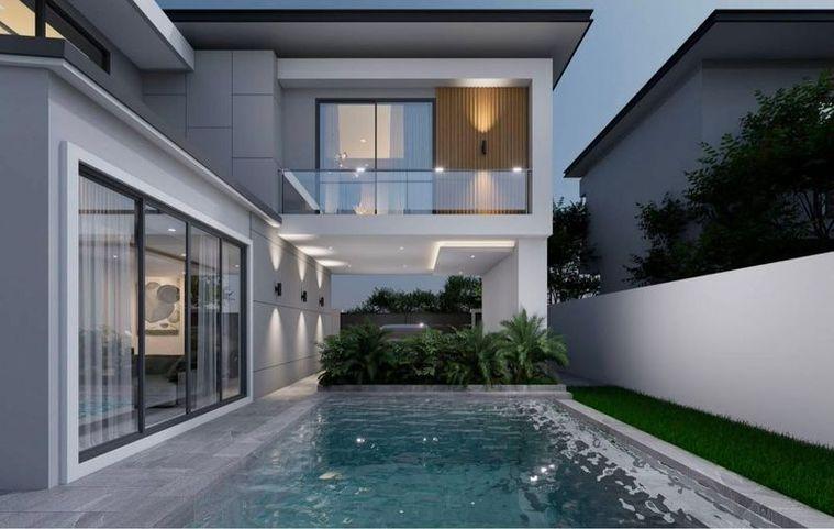 รูป ขายบ้านเดี่ยวสร้างใหม่ หมู่บ้านอารียา 2 ซอยสยามคันทรีคลับ พัทยา - รูปที่ 2/18