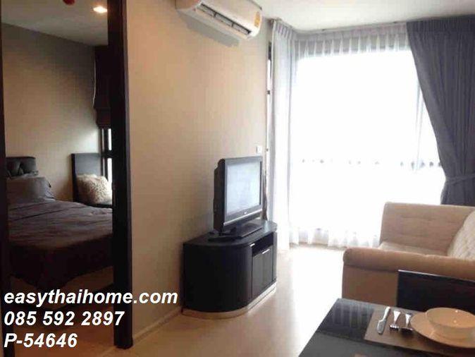 รูป P-54646 📢 โครงการคอนโดน่าเช่า โซนสุขุมวิท ไซต์ 1 นอน 1 น้ำ | ริทึ่ม สุขุมวิท 44/1 ใกล้ BTS พระโขนง Line: @easythaihome 085-592-2897 - รูปที่ 3/7