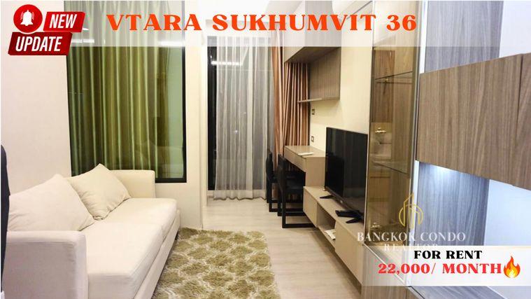 รูป 🍀🍀 Fully furnished condo 💝 ให้เช่า📌วีธารา สุขุมวิท 36 🌸 (Line:@rent2022) พร้อมเข้าอยู่🔖A03777 - รูปที่ 1/9