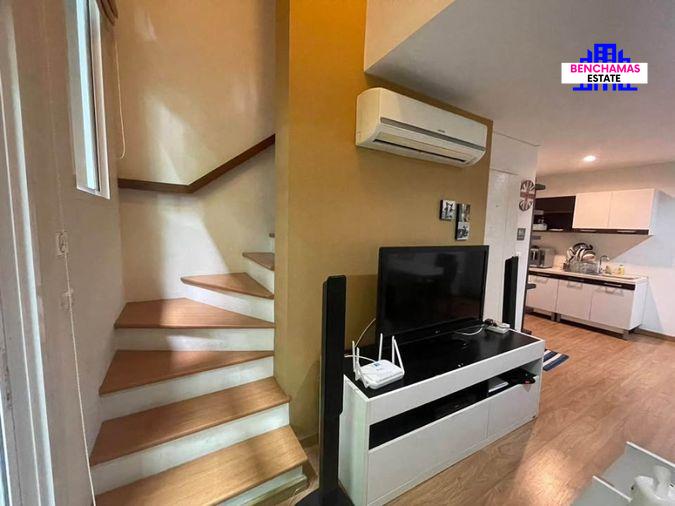 รูป 🔥 ขายคอนโด Duplex 2 ชั้น มูนลอฟท์ คอนโดมิเนียม สนามบินน้ำ (Moonloft Condominium Sanambinnam) | ใกล้ MRT พระนั่งเกล้า - รูปที่ 2/8