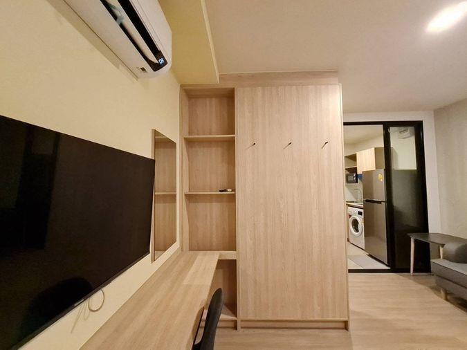 รูป 🎓 ห้องแต่งครบมี Walk-In Closet ติดวอลล์เปเปอร์ทั้งห้อง! ปล่อยเช่า The Muve Kaset ทำเลทองตรงข้าม ม.เกษตร 🚪✨ - รูปที่ 8/11