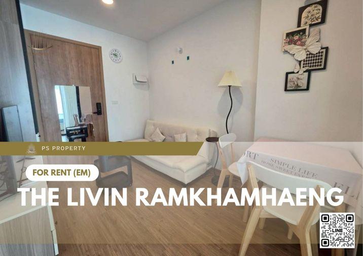รูป ให้เช่า ✨ The Livin Ramkhamhaeng ✨ ใกล้ MRT Interchange ลำสาลี เฟอร์นิเจอร์ และ เครื่องใช้ไฟฟ้าครบ - รูปที่ 1/19