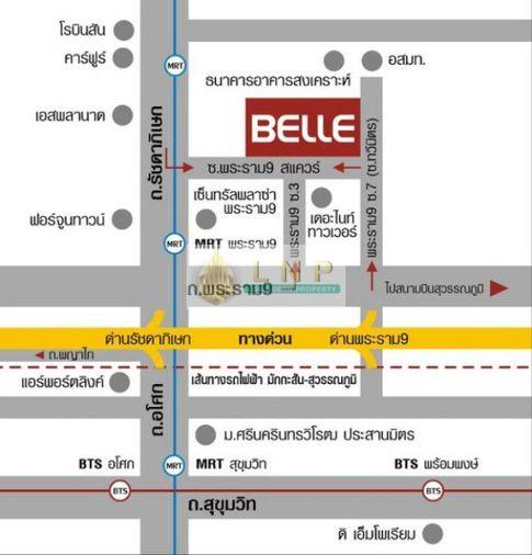 รูป 🏢 ให้เช่าคอนโด : Belle Grand Rama 9 (Belle Avenue) (เบล แกรนด์ พระราม 9 (เบล อเวนิว)) รหัสทรัพย์ | 📌LNP-C3488 - รูปที่ 8/8