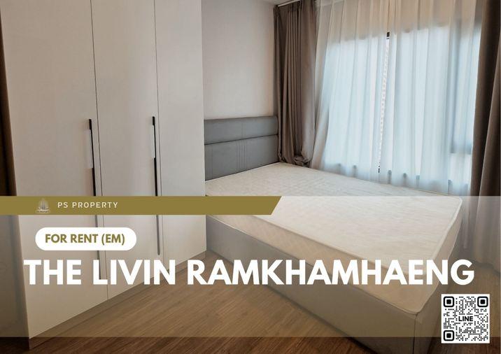 รูป ให้เช่า 📍 The Livin Ramkhamhaeng 📍 เฟอร์นิเจอร์ และ เครื่องใช้ไฟฟ้าครบ ใกล้ MRT ลำสาลี - รูปที่ 1/11