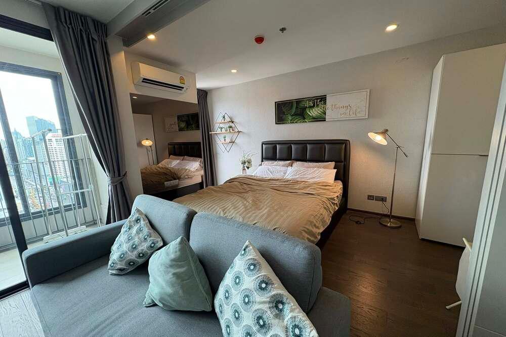 รูป 🔥ขาย -เช่าด่วน !! Ideo Q Siam-Ratchathewi, 1 นอน, 1 ห้องน้ำ, ชั้นสูง 25++, ลิฟต์ส่วนตัว !! Code C20250700029 แต่งครบ, พร้อมเข้าอยู่, ราคาพิเศษ!!📣📣 - รูปที่ 6/8