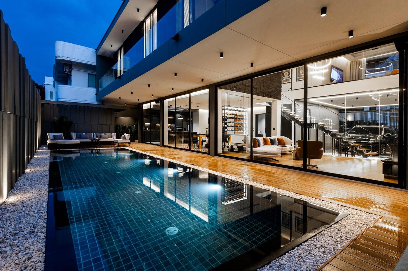 รูป Luxury Modern Pool Villa for Rent Jomtien Pattaya Near the Beach - รูปที่ 1/25