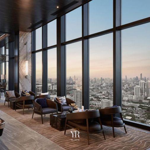 รูป The Esse Sukhumvit 36 เลย์เอาท์กว้างไม่อึดอัด ได้โคมไฟระย้าดีไซน์หรู ห้องนอนเปิดรับวิวเมืองมุมสูง - รูปที่ 8/9