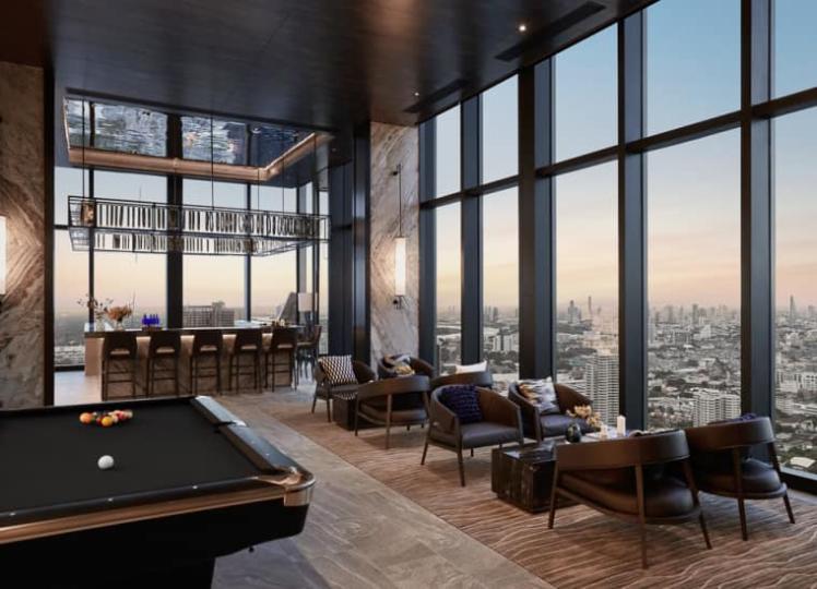 picture The Esse Sukhumvit 36 ​​​​The layout is wide and not uncomfortable. Get a luxury design chandelier  - 4/9