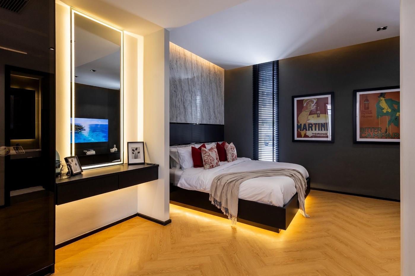 รูป Luxury Modern Pool Villa for Rent Jomtien Pattaya Near the Beach - รูปที่ 12/25