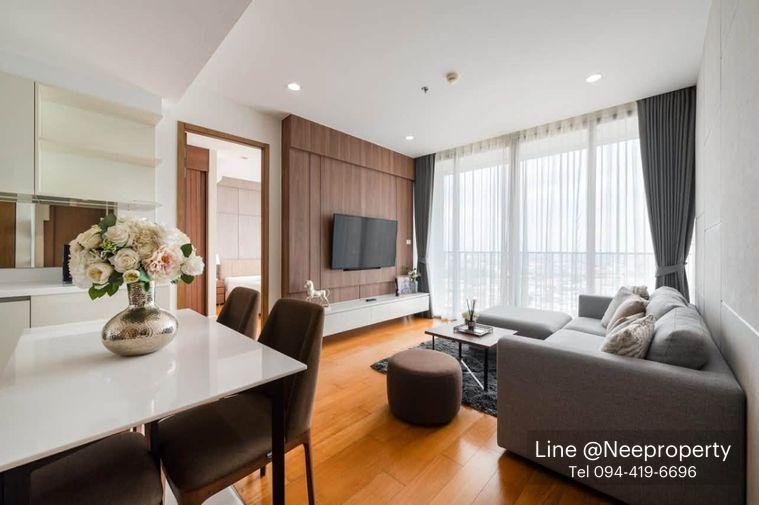 รูป ให้เช่า ห้องคอนโดหรู ไบร์ท วงเวียนใหญ่ ชั้นสูงเห็นวิวเมือง เฟอร์นิเจอร์และสิ่งอำนวยความสะดวกครบ พร้อมเข้าอยู่ (CD6921) - รูปที่ 1/16