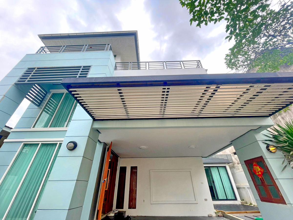 รูป HK0066♛บ้านเดี่ยว ให้เช่า 4 ห้องนอน⚝รัชดา-ห้วยขวาง♜MRT ห้วยขวาง∞099-5919653,065-9423251▚Line@sureresidence - รูปที่ 1/12