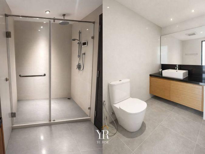 รูป Eight Thonglor Residence ห้องมุมกระจกโค้ง วิวพาโนรามาเปิดกว้าง เฟอร์นิเจอร์และเครื่องใช้ไฟฟ้าครบพร้อมเข้าอยู่ - รูปที่ 15/18