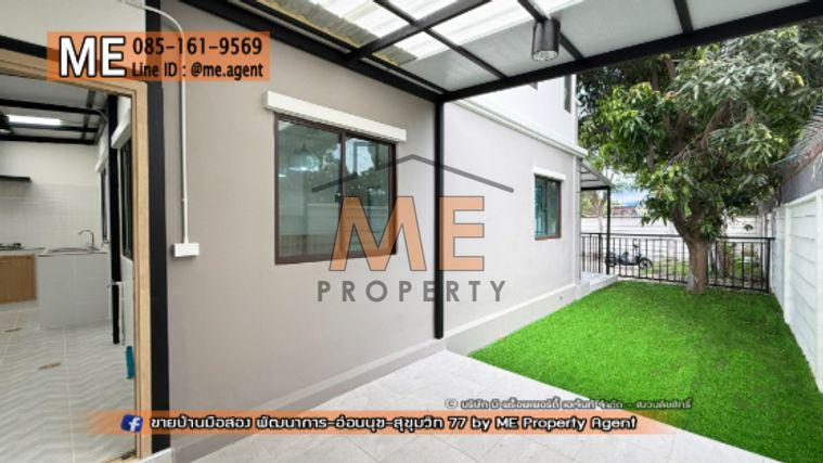 รูป ซื้อด่วน! ทาวน์เฮ้าส์ รีโนเวทใหม่ พฤกษาวิลล์ 57 พัฒนาการ 32 หลังมุม หน้าบ้านไม่ชนกับใคร เดินทางเข้าสุขุมวิทได้ง่าย โทร 064-954-9619 (TB61-27) - รูปที่ 5/18