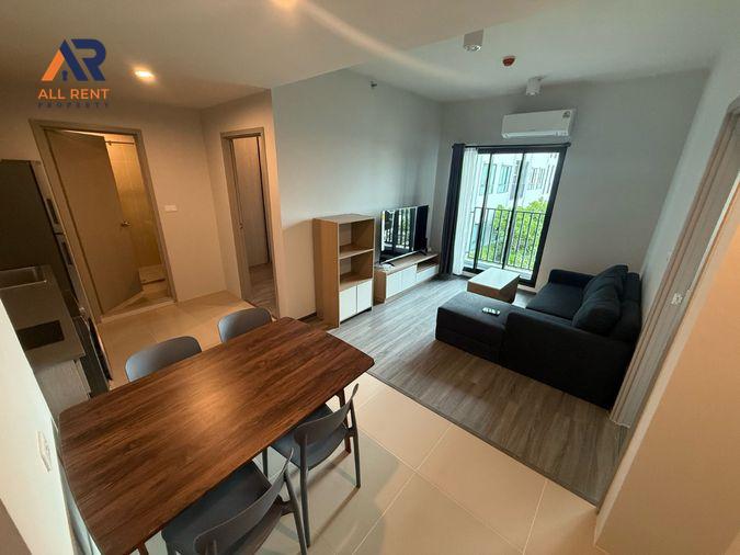 รูป 🔥 2 ห้องนอน 2 ห้องน้ำ! Ideo Ramkhamhaeng - Lam Sali Station ติดรถไฟฟ้า เพียง 28,000 บาท/เดือน พร้อมเข้าอยู่! 🏙️🚆 - รูปที่ 4/9