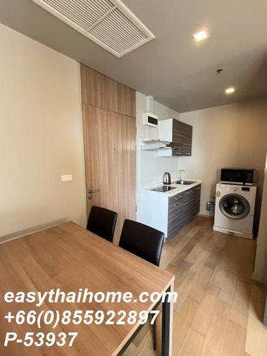 รูป P-53937 | โนเบิล รีเวนต์ คอนโดให้เช่า 1 ห้องนอน ชั้นสูง วิวเมือง เฟอร์นิเจอร์ครบ พร้อมเครื่องซักผ้า ใกล้ BTS พญาไท พร้อมเข้าอยู่ - รูปที่ 3/11