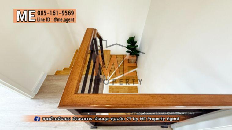 รูป ซื้อด่วน! ทาวน์เฮ้าส์ รีโนเวทใหม่ พฤกษาวิลล์ 57 พัฒนาการ 32 หลังมุม หน้าบ้านไม่ชนกับใคร เดินทางเข้าสุขุมวิทได้ง่าย โทร 064-954-9619 (TB61-27) - รูปที่ 14/18