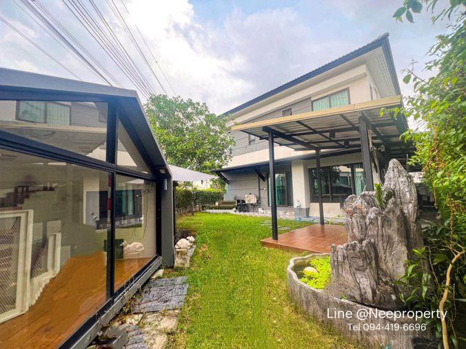 รูป ให้เช่า บ้านเดี่ยวหลังมุม Centro ราชพฤกษ์–สวนผัก ทำเลศักยภาพ ติดสวนส่วนกลาง หน้าบ้านไม่ชนใคร บรรยากาศเงียบสงบ เป็นส่วนตัว พร้อมเข้าอยู่ (H6925) - รูปที่ 2/8