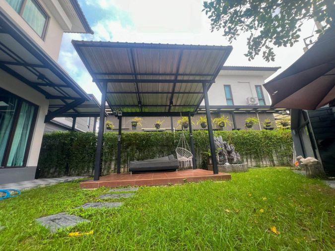 รูป ขาย บ้านเดี่ยวหลังมุม Centro ราชพฤกษ์–สวนผัก ทำเลศักยภาพ ติดสวนส่วนกลาง หน้าบ้านไม่ชนใคร บรรยากาศเงียบสงบ เป็นส่วนตัว พร้อมเข้าอยู่ (H6925) - รูปที่ 7/8