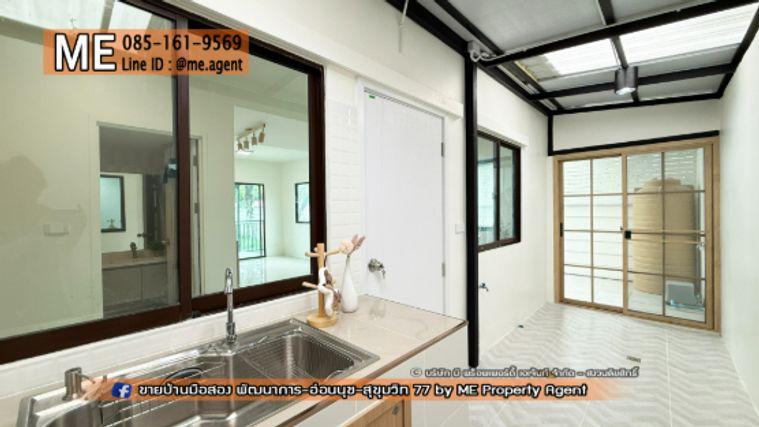 รูป ซื้อด่วน! ทาวน์เฮ้าส์ รีโนเวทใหม่ พฤกษาวิลล์ 57 พัฒนาการ 32 หลังมุม หน้าบ้านไม่ชนกับใคร เดินทางเข้าสุขุมวิทได้ง่าย โทร 064-954-9619 (TB61-27) - รูปที่ 16/18