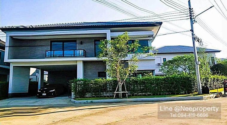 รูป ขาย บ้านเดี่ยวหลังมุม Centro ราชพฤกษ์–สวนผัก ทำเลศักยภาพ ติดสวนส่วนกลาง หน้าบ้านไม่ชนใคร บรรยากาศเงียบสงบ เป็นส่วนตัว พร้อมเข้าอยู่ (H6925) - รูปที่ 1/8
