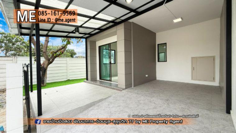 รูป ซื้อด่วน! ทาวน์เฮ้าส์ รีโนเวทใหม่ พฤกษาวิลล์ 57 พัฒนาการ 32 หลังมุม หน้าบ้านไม่ชนกับใคร เดินทางเข้าสุขุมวิทได้ง่าย โทร 064-954-9619 (TB61-27) - รูปที่ 2/18