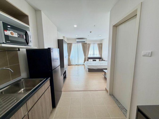 รูป PFD-08793 ให้เช่าคอนโด ศุภาลัย เวอเรนด้า สุขุมวิท 117 (Supalai Veranda Sukhumvit 117) 1 ห้องนอน ขนาด 28 ตร.ม. แต่งครบพร้อมอยู่  ใกล้ BTS ปู่เจ้า 🏙️✨ - รูปที่ 3/7