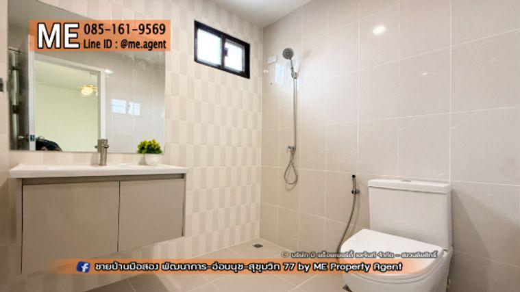 รูป ซื้อด่วน! ทาวน์เฮ้าส์ รีโนเวทใหม่ พฤกษาวิลล์ 57 พัฒนาการ 32 หลังมุม หน้าบ้านไม่ชนกับใคร เดินทางเข้าสุขุมวิทได้ง่าย โทร 064-954-9619 (TB61-27) - รูปที่ 18/18