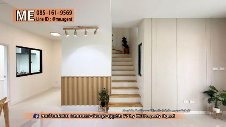 รูป ซื้อด่วน! ทาวน์เฮ้าส์ รีโนเวทใหม่ พฤกษาวิลล์ 57 พัฒนาการ 32 หลังมุม หน้าบ้านไม่ชนกับใคร เดินทางเข้าสุขุมวิทได้ง่าย โทร 064-954-9619 (TB61-27) - รูปที่ 7/18