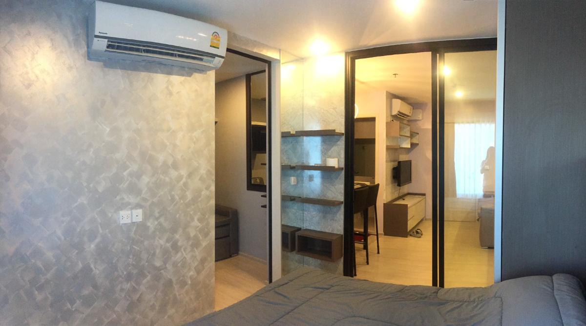 picture Available for rent! Life Asoke. A Cozy 1 Bedroom with spacious 1 Bedplus size 35sqm. High floor. Ready to move in. - 1/6