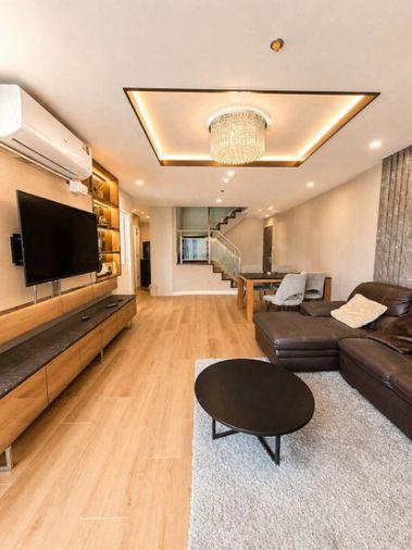 รูป ✨ห้องใหญ่ Duplex อยู่สบายพร้อมอยู่! • Belle Rama 9 3นอน3น้ำ 108ตร.ม. ชั้นสูง • 🚆ใกล้ MRT+เซ็นทรัล • เช่า 98K นัดชมห้องฟรี!📲 - รูปที่ 2/9
