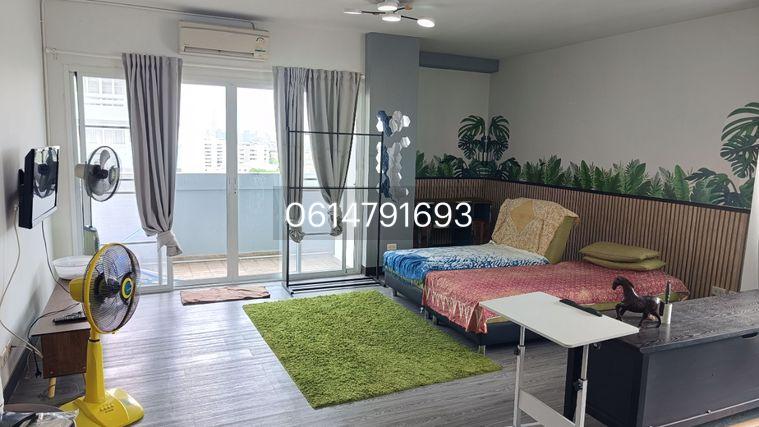 รูป ให้เช่าคอนโด บ้านประชานิเวศน์ ใกล้ตลาดบองมาเช่ ห้องใหญ่ สวย เฟอร์ครบ ราคาพิเศษสุด มีเครื่องซักผ้าห้องริม 63 ตรม. ชั้น 11 / 10,000 - รูปที่ 1/12