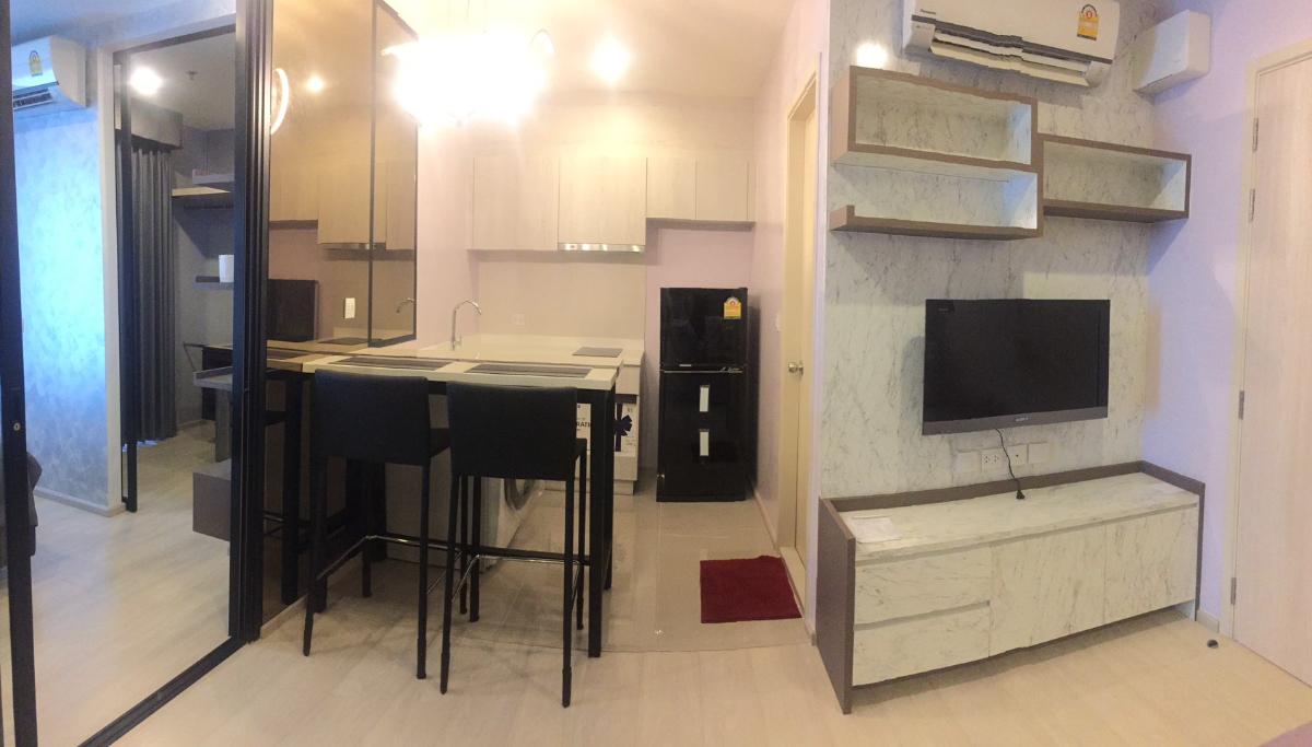 picture Available for rent! Life Asoke. A Cozy 1 Bedroom with spacious 1 Bedplus size 35sqm. High floor. Ready to move in. - 6/6