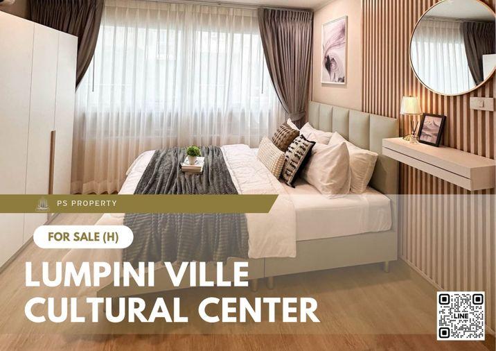 รูป ขายด่วน 📍 Lumpini Ville Cultural Center 📍 เฟอร์นิเจอร์ และ เครื่องใช้ไฟฟ้าครบ ใกล้ MRT ศูนย์วัฒนธรรม - รูปที่ 1/10
