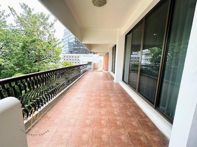 รูป ให้เช่า Ruamrudee Penthouse (ร่วมฤดี เพนท์เฮ้าส์) 3 นอน 3 น้ำ ใหญ่พิเศษ 295.13 ตร.ม. ระเบียงกว้างมาก วิวโล่ง ใกล้ BTS เพลินจิต - รูปที่ 13/23