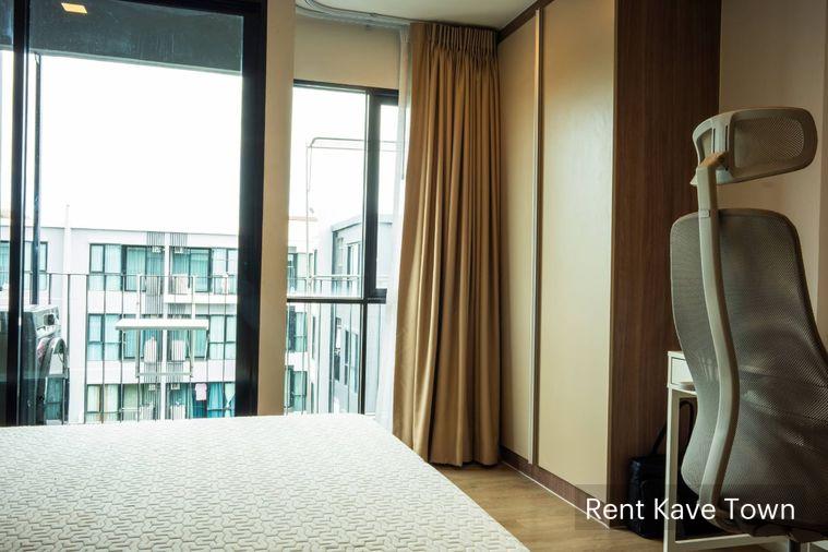 รูป 🏡 ให้เช่า Kave Town Shift 13,000฿💖 ✨ ตึก D ชั้น 8 ห้องระเบียงยื่น วิวสระ ✅️ พร้อมเข้าอยู่ - รูปที่ 8/16