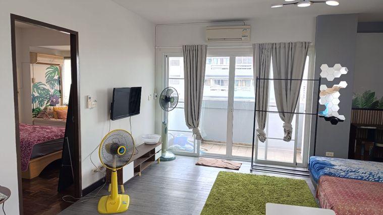 รูป ให้เช่าคอนโด บ้านประชานิเวศน์ ใกล้ตลาดบองมาเช่ ห้องใหญ่ สวย เฟอร์ครบ ราคาพิเศษสุด มีเครื่องซักผ้าห้องริม 63 ตรม. ชั้น 11  / 10,000 - รูปที่ 6/12