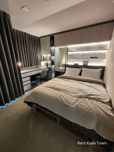 รูป 🐳 ขาย kave Island ห้อง 1 bed plus (2 ห้องนอน) พท 38 ตรม. 3 50 ลบ.ตึก C ชั้น 5 ห้องมุม วิวสระฝั่ง Caribbian - รูปที่ 1/20