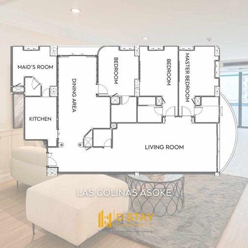 รูป Best Price 🔥ขาย Las Colinas ห้องสวยมาก ตกแต่งครบ ชั้นสูง วิวเมือง ใกล้ BTS อโศก 💗 DS3780 | Line @Dstay - รูปที่ 37/37