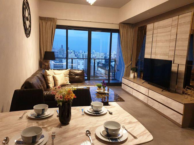 รูป *Best Price 🔥ให้เช่า The Lofts Asoke ห้องสวย ลัคชูรี่ ตกแต่งเฟอร์ครบ ชั้นสูง วิวเมือง 💗DS3805 | Line @Dstay - รูปที่ 2/13