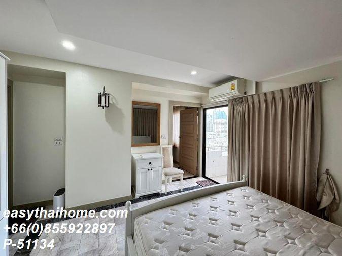 รูป P-51134 | สราญใจ แมนชั่น🔥✨ คอนโดให้เช่า 2 ห้องนอน ห้องใหญ่ วิวเมือง เฟอร์นิเจอร์ครบ พร้อมเครื่องซักผ้า ใกล้ BTS นานา พร้อมเข้าอยู่ ✨ - รูปที่ 9/15