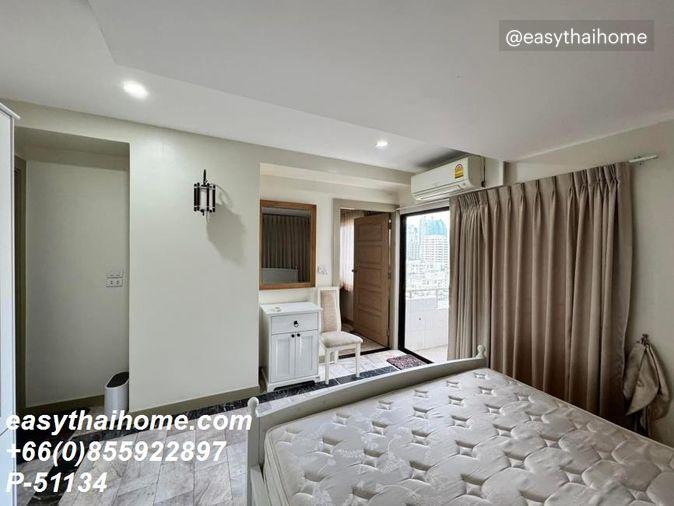 รูป P-51134 | สราญใจ แมนชั่น🔥✨ คอนโดให้เช่า 2 ห้องนอน ห้องใหญ่ วิวเมือง เฟอร์นิเจอร์ครบ พร้อมเครื่องซักผ้า ใกล้ BTS นานา พร้อมเข้าอยู่ ✨ - รูปที่ 9/15
